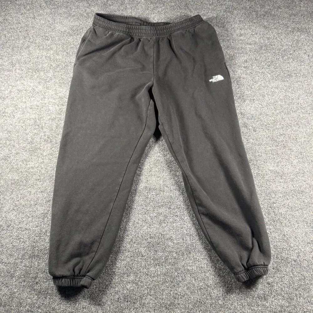 The North Face Men's Core Fleece Joggers Sweatpants Black Size Large LG
